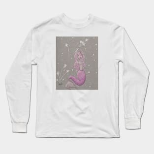 Dandelion Mermaid Long Sleeve T-Shirt